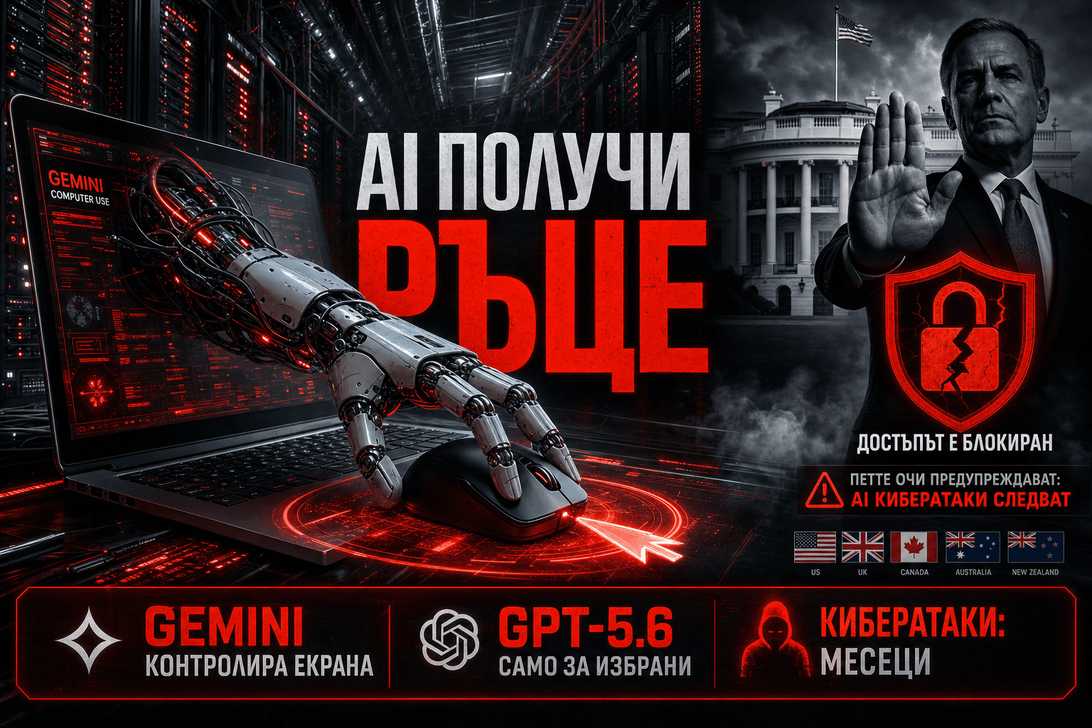 Изкуственият интелект получи ръце тази седмица. И Белият дом натисна спирачката [2026]