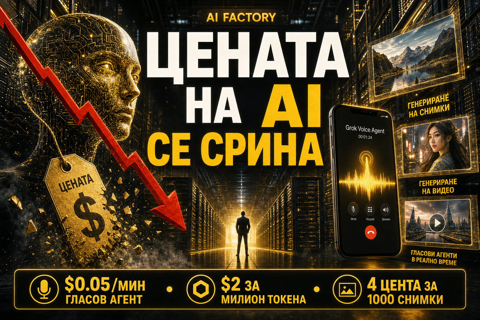 Claude Sonnet 5 и Grok сринаха цената на AI: $0.05 на минута [2026]